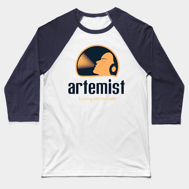 Artemist Baseball T-Shirt by onebadday